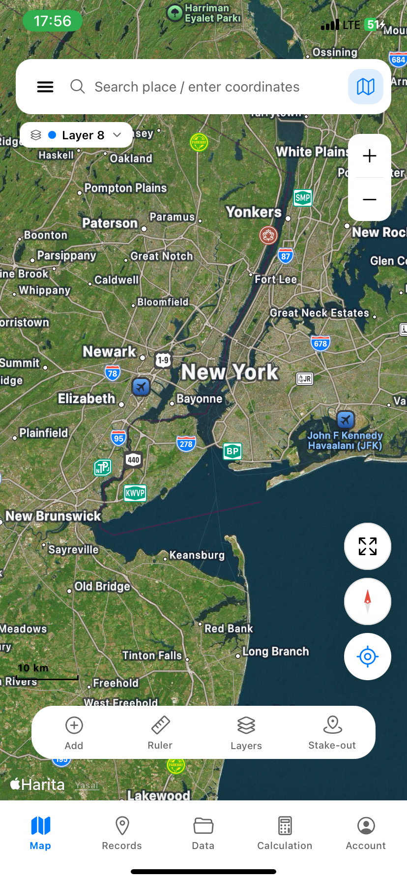 High resolution satellite imagery basemap